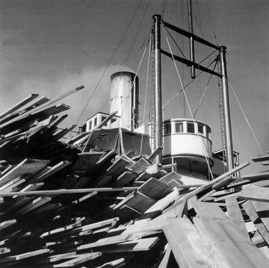 Timber wharf at Rozelle Bay – c.1947