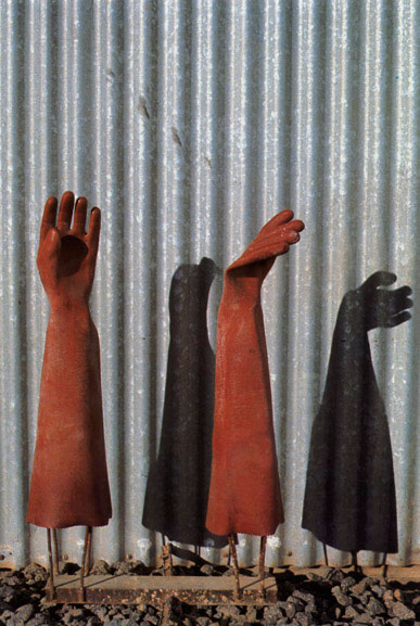 Industrail work gloves, Kwinana, Western Australia – 1970 