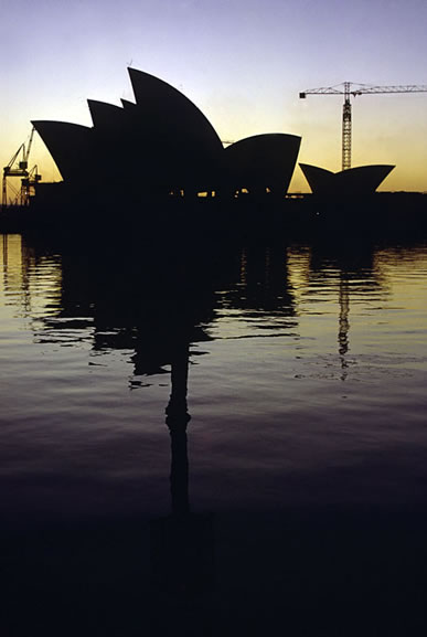Dawn over Sydney Opera House – 1968