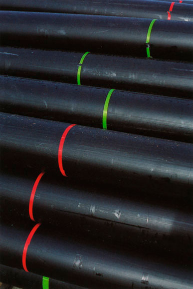 Colour-coded outer stay cable sheaths – c.1995